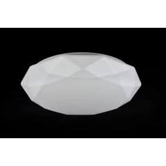 Plafonnier LED avec diffuseur en acrylique Blanc Métal et Acrylique