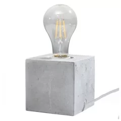 Lampe de table moderne en Béton carré