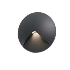 UVE LED Lampe encastable gris foncé