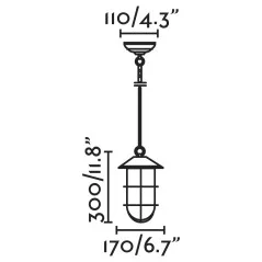 HONEY Lampe suspension exterieur exterieur noir