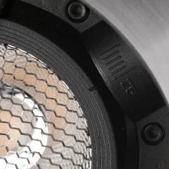 GEISER LED Plafonnier encastrable orientable gris