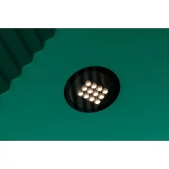 TRAS-25 LED Lampe encastrable noire 13º