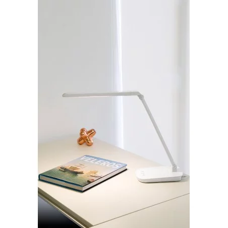 Lampe de table bureau LED blanche