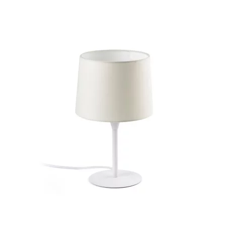 Mini lampe de table blanc et blanc