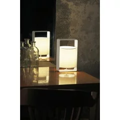 Lampe de table blanche