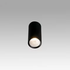 plafonnier spot cylindrique led noir REL-P LED