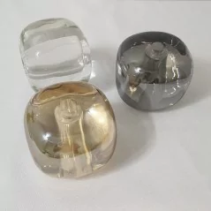 Eclairage suspendu globe en cristal  - 8