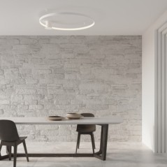 Plafonnier LED rond Design blanc