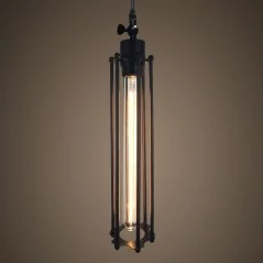 Lampes suspendues vintage style industriel