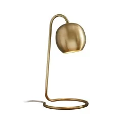 Lampe de table plaquée cuivre E14  - 5