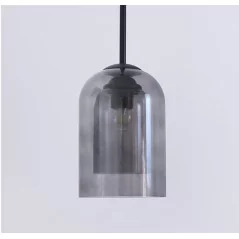 Lampe suspendue en verre Simple E27  - 3