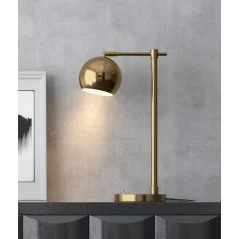 Lampe de Table en métal doré au design nordique - 2