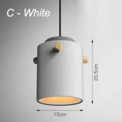 Lampe LED suspendue coloré - 4