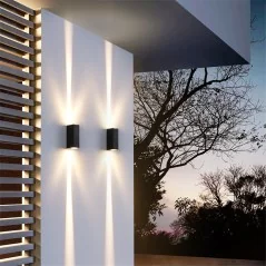 Eclairage mural extérieur LED imperméable