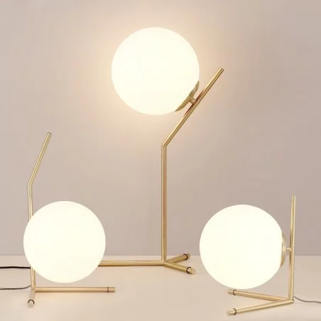 Lampe de Table LED en verre au design nordique moderne