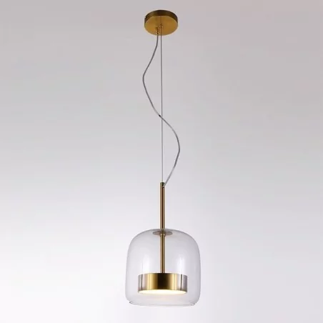 Lampe LED suspendue en verre au design nordique moderne  - 1