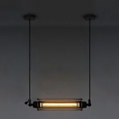 Lampe Suspendue Vintage pour Loft, éclairage industriel rétro  - 1