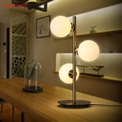 Lampe de chevet moderne en verre