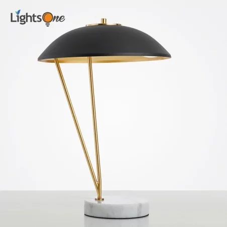 Lampe de table, LED rétro en cuivre - 1
